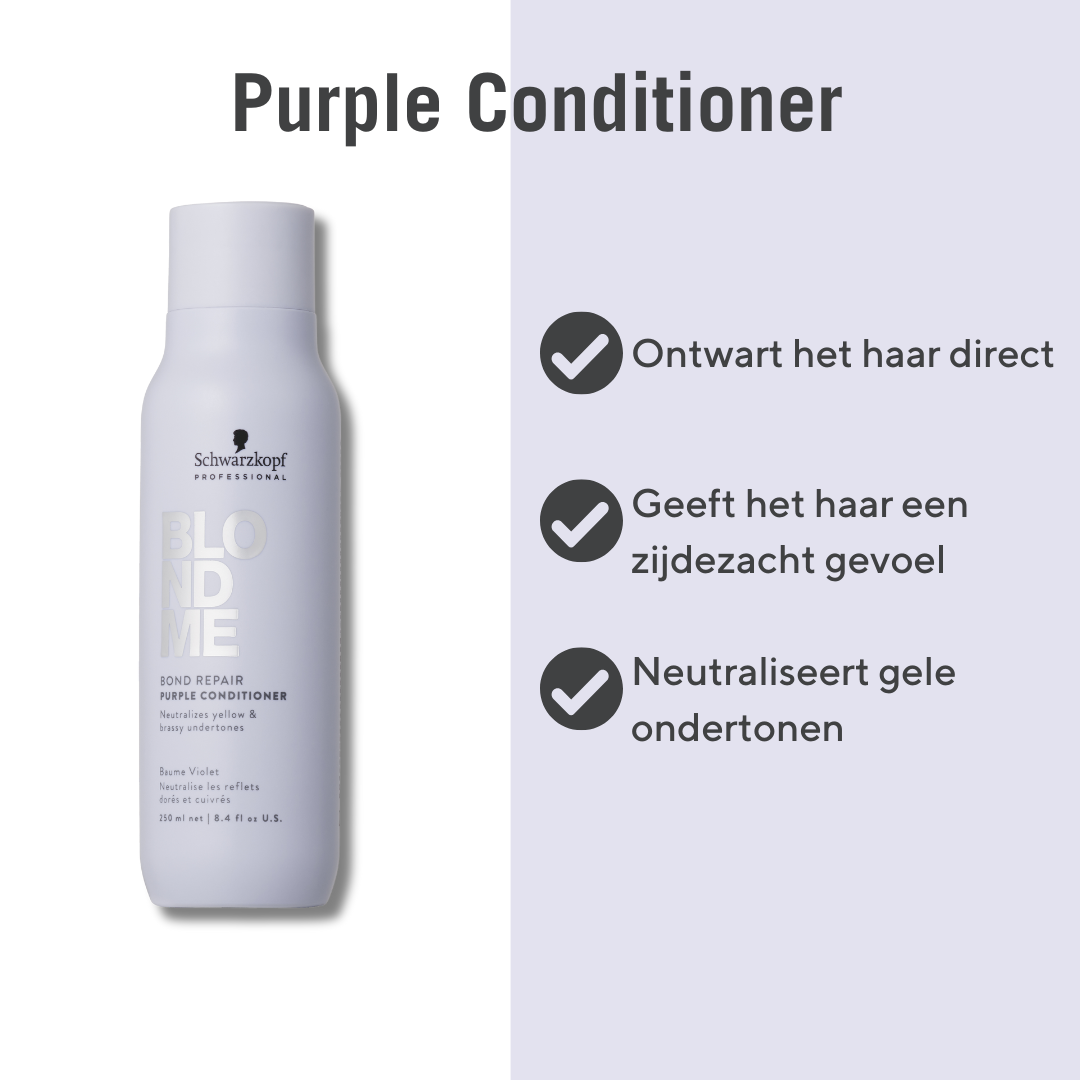 Schwarzkopf Professional BlondMe Bond Repair Purple Conditioner 250ml