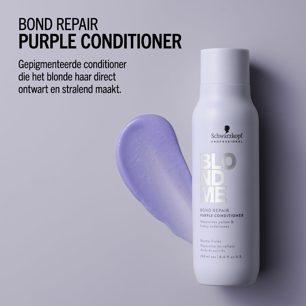 Schwarzkopf Professional BlondMe Bond Repair Purple Conditioner 250ml