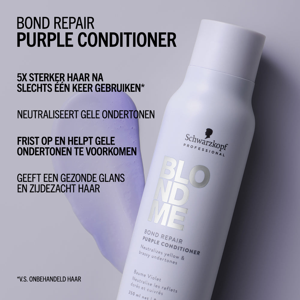 Schwarzkopf Professional BlondMe Bond Repair Purple Conditioner 250ml