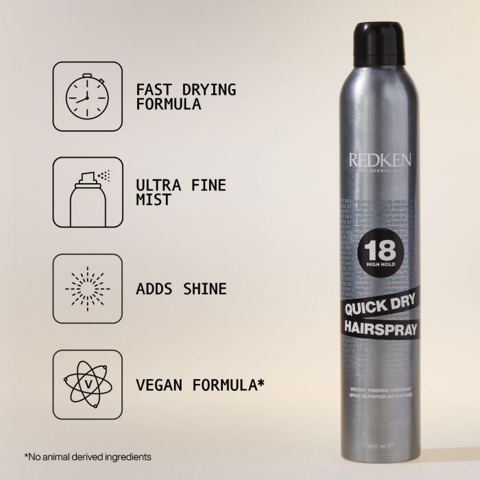 Redken Quick Dry Hairspray 400ml