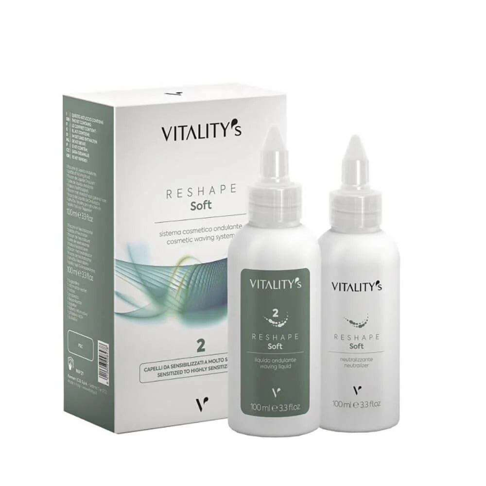 Vitality's Reshape Soft 2 Kit Sensitized Hair 100ml+100ml