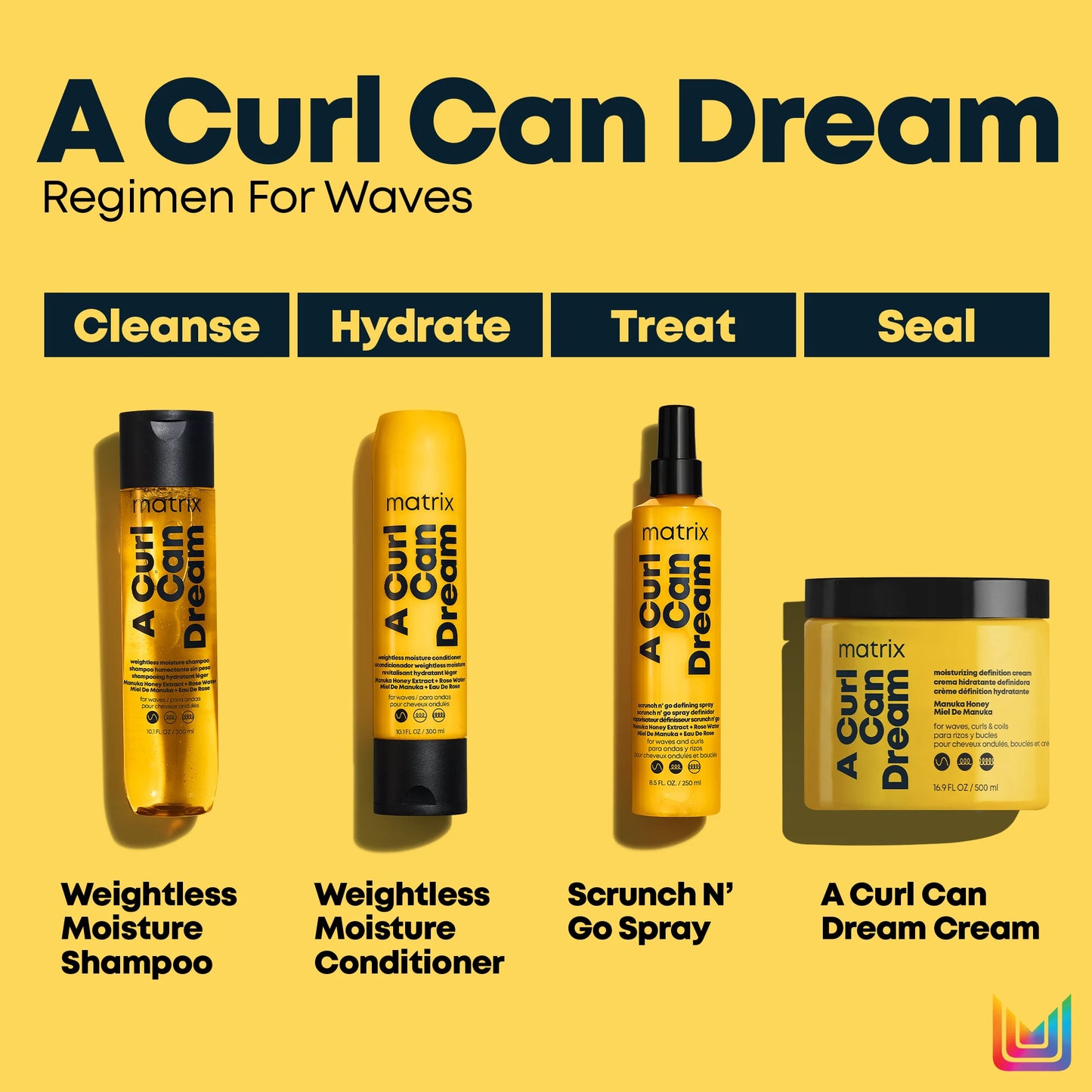 Matrix A Curl Can Dream Scrunch N' Go Defining Spray 250ml