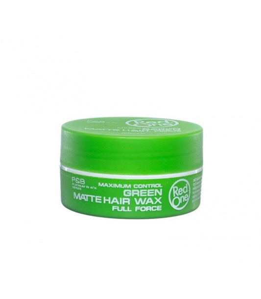 Red One Full Force Matte Hair Wax Green 150ml