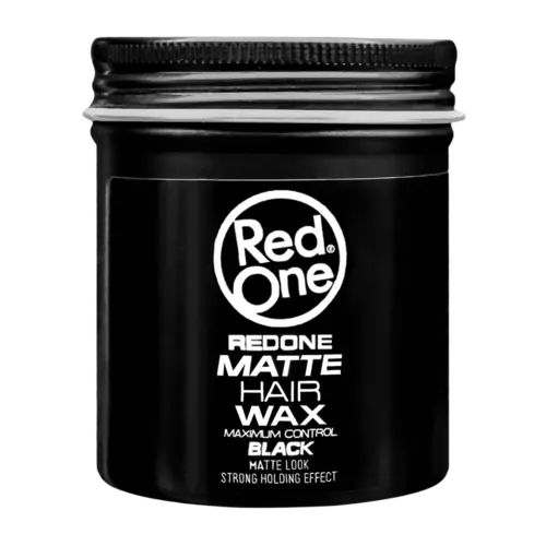 Red One Matte Hair Wax Black 100ml