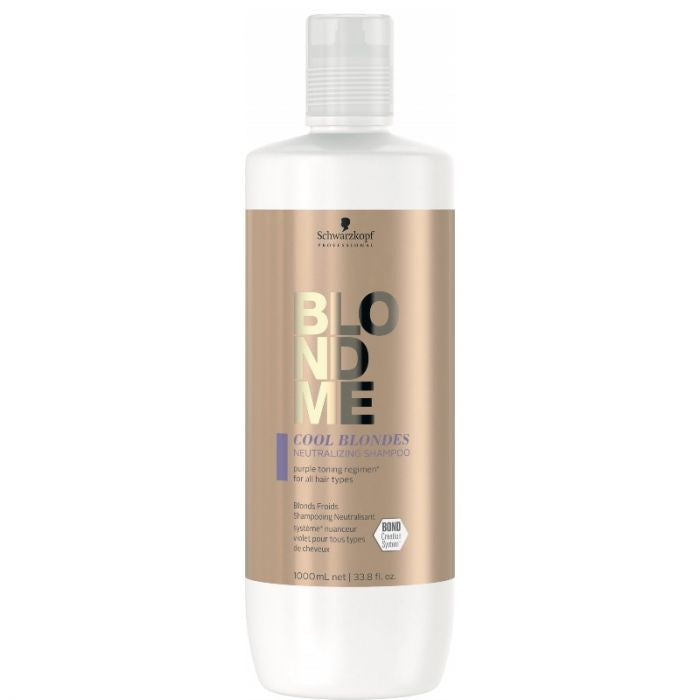 Schwarzkopf Blond Me Cool Blondes Neutralising Shampoo 1000ml