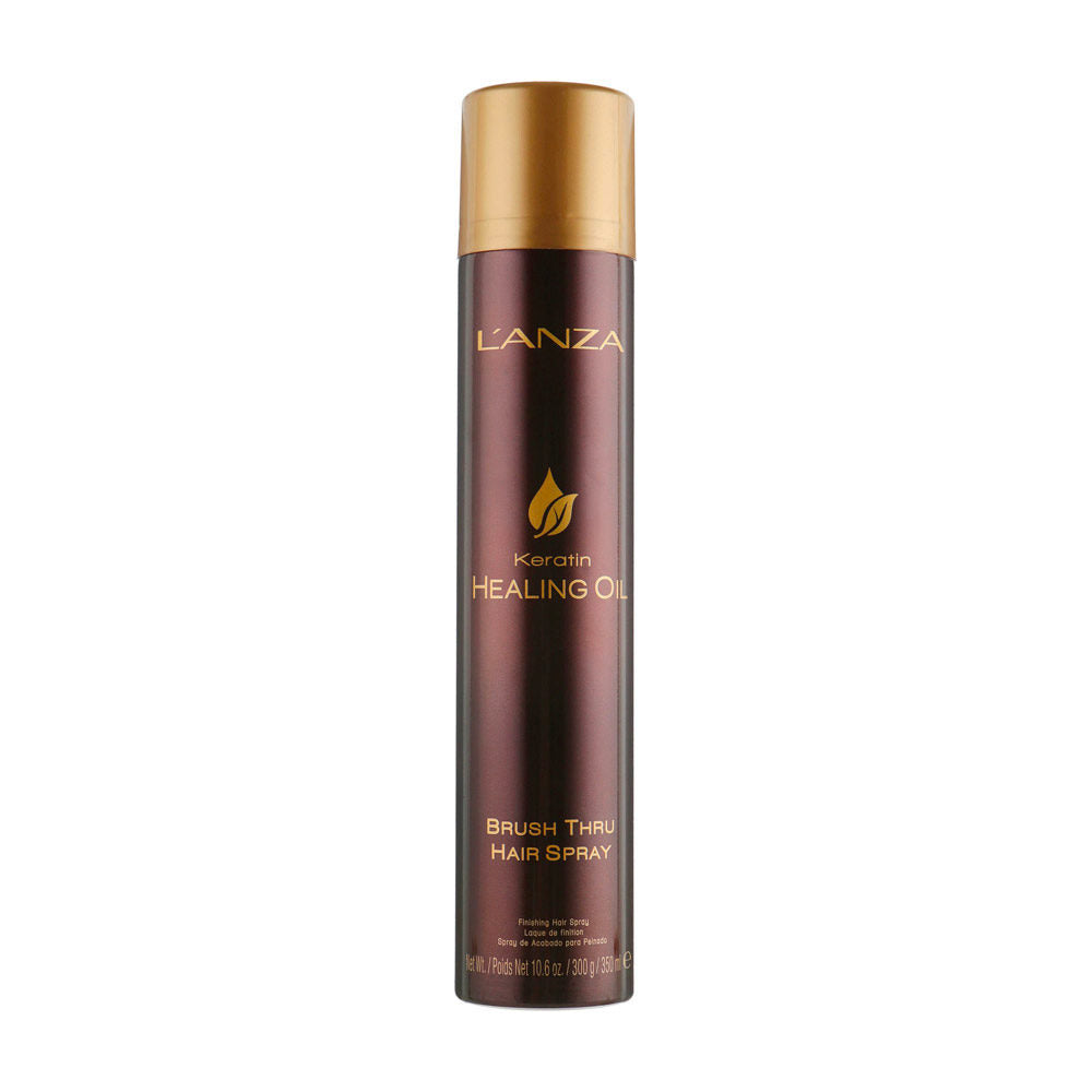 L’Anza Keratin Healing Oil Brush Thru Hairspray 350ml